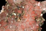 Pink Hematite Quartz, Pyrite and Dolomite Association - China #94637-2